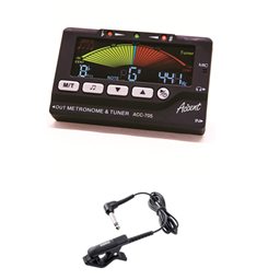 Accent ACC705 Tuner & Metronome with Korg Clip-on Contact Mic