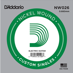 Daddario NW026 .026 Nickel Wound Guitar String