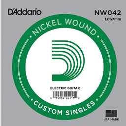 Daddario NW042 .042 Nickel Wound Guitar String