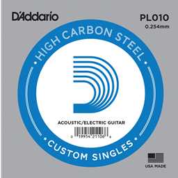 Daddario PL010 .010 Plain Steel Guitar String