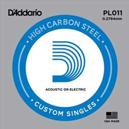 Daddario PL011 .011 Plain Steel Guitar String