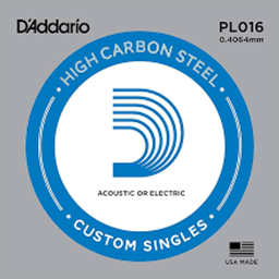 Daddario PL016 .016 Plain Steel Guitar String