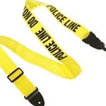 LM Police Line Yellow Guitar Strap