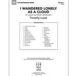 FJH Loest T   I Wandered Lonely as a Cloud - Concert Band