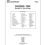 FJH Standridge R   Sultana: 1865 - Concert Band