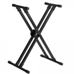 On Stage Double X Heavy Duty Deluxe Keyboard Stand