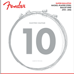 Fender 3250R Super Bullet Nickel Plated Steel Bullet End Electric Guitar Strings Gauges .010-.046