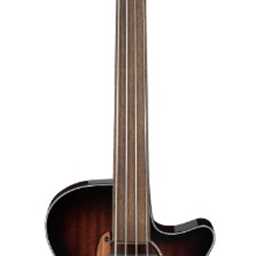 Ibanez AEGB24FEMHS AEG Fretless Acoustic Electric Bass Guitar - Mahogany Sunburst