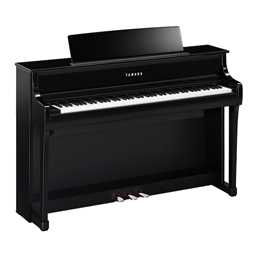 Yamaha CLP875PE Clavinova Console Digital Piano w/ Bench - Polished Ebony