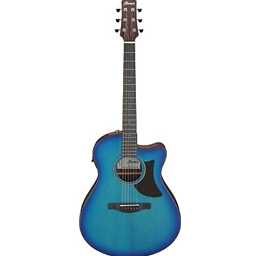 Ibanez AAM50CESBO Advanced Auditorium Acoustic/Electric Guitar - Sapphire Blue Burst