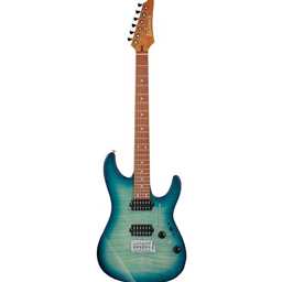 Ibanez AZ24S1FTXB Standard Solidbody Electric Guitar - Transparent Turquoise Burst