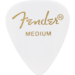 Fender 351 Shape Premium Picks Celluloid Medium White 12 Pack