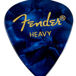 Fender 351 Shape Premium Celluloid Moto Picks Heavy Blue, 12 Pack