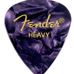 Fender 351 Shape Premium Celluloid Moto Picks Heavy Purple, 12 Pack