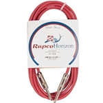 Rapco 10' Red Instrument Cable 24 Gauge
