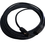 Rapco 25' Black Lo - Z Microphone Cable XLRM to XLRF