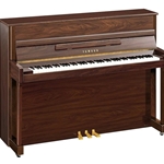 Yamaha B2PAW b Series 45" Acoustic Upright Piano with Bench, Polished American Walnut