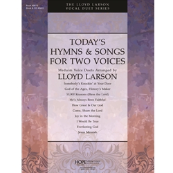 Hinshaw  Larson  Today's Hymns & Songs For Two Voices - Book/CD
