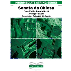 Tempo Press Corelli A McCashin R  Sonata da Chiesa from Violin Sonata No 3 - String Orchestra