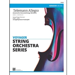 Kendor Telemann G Frackenpohl S  Telemann Allegro - String Orchestra