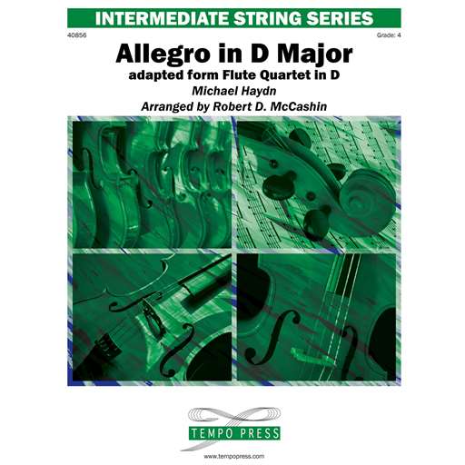 Tempo Press Haydn M McCashin R  Flute Quartet in D - Allegro in D - String Orchestra