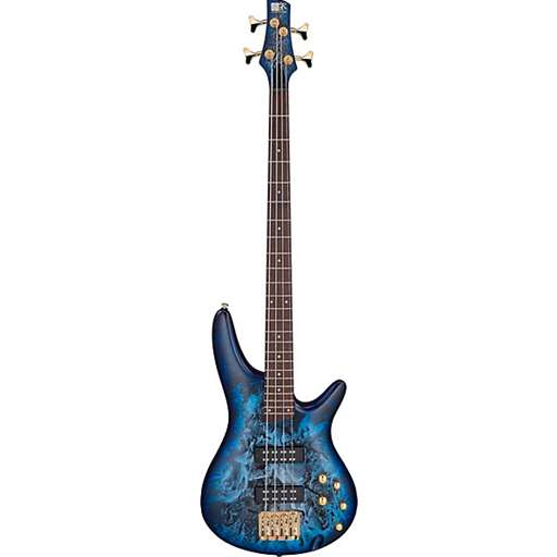 Ibanez SR300EDXCZM SR Standard 4-String Electric Bass Guitar - Cosmic Blue Frozen Matte