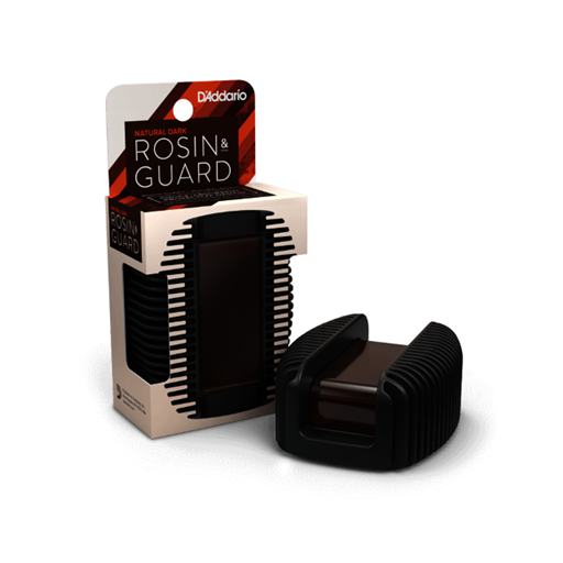 D'Addario DRGBK-VR300 Rosin Guard with Natural Dark Rosin