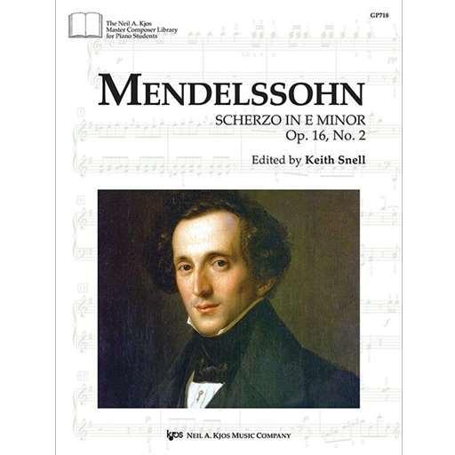 Mendelssohn: Scherzo in E Minor, Op. 16, No. 2 - Piano Sheet