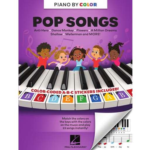 Piano-by-Color – Pop Songs