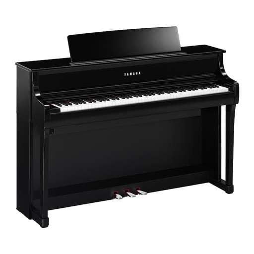 Yamaha CLP875PE Clavinova Console Digital Piano w/ Bench - Polished Ebony