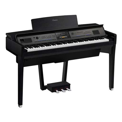 Yamaha CVP909B Clavinova Ensemble Console Digital Piano w/ Bench - Matte Black