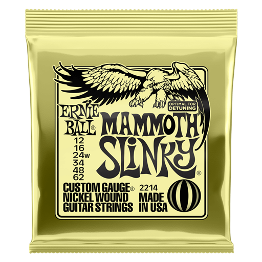 Ernie Ball EB2214 Mammoth Slinky Electric Guitar Strings with Wound G