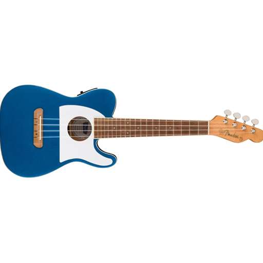 Fender 0970513502 Fullerton Telecaster Acoustic/Electric Ukulele - Lake Placid Blue