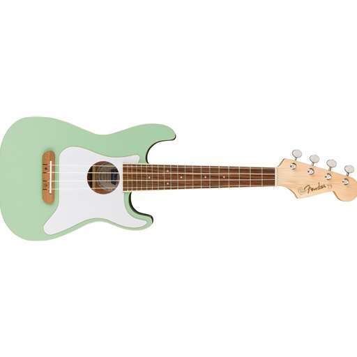 Fender 0970523557 Fullerton Stratocaster Acoustic/Electric Ukulele - Surf Green