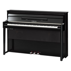 Yamaha NU1XPE AvantGrand Hybrid Upright Piano w/Bench - Polished Ebony
